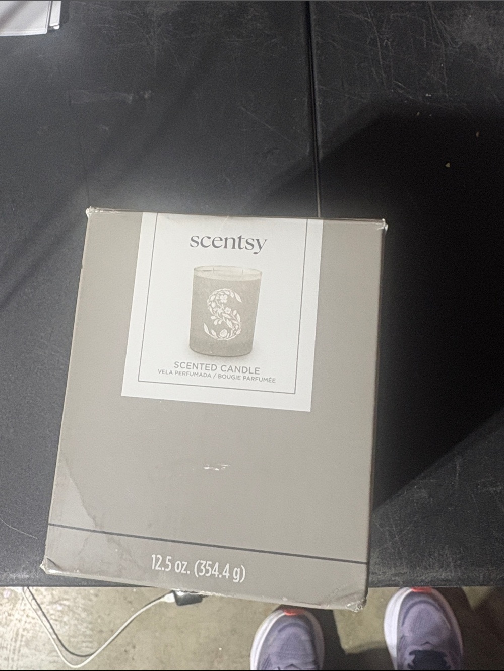 Scentsy Gray Decorative Scented Candle